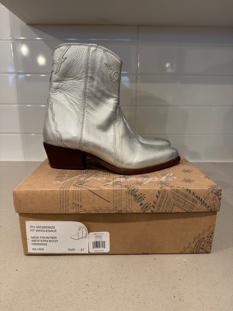 Free People New Frontier Western Boot - Size Eu 37 / Us 7 - Nwt